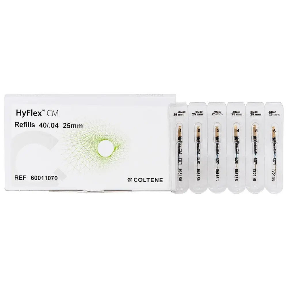 COLTENE HyFlex® CM - Packung 6 Stück 25 mm, Taper.04 ISO 040