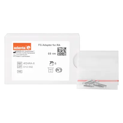 Edenta Adapter FG - Packung 6 Stück von FG auf RA, Länge: 13 mm, ISO 016