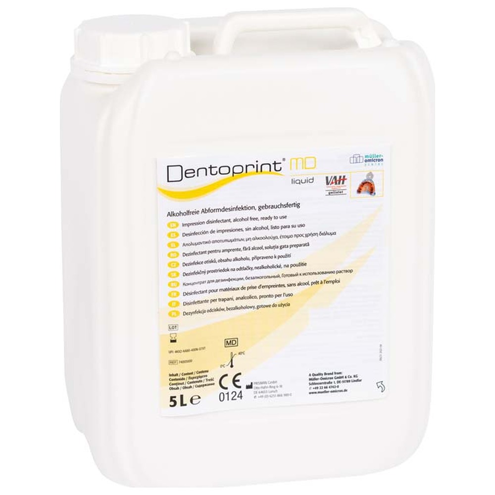 Müller-Omicron Dentoprint® MD liquid - Kanister 5 Liter Müller-Omicron Dentoprint® MD liquid - Kanister 5 Liter