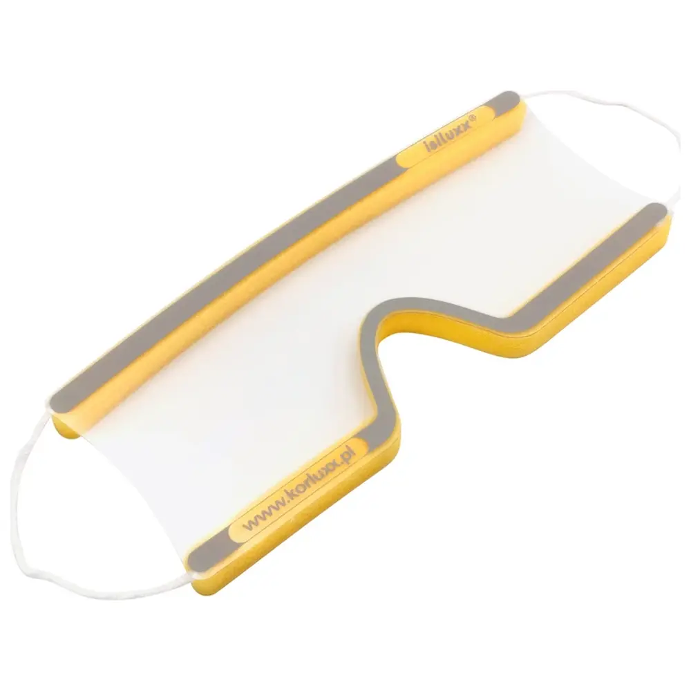 Hentschel-Dental isiluxx Einwegschutzbrillen - Packung 40 Stück gelb, klare Gläser