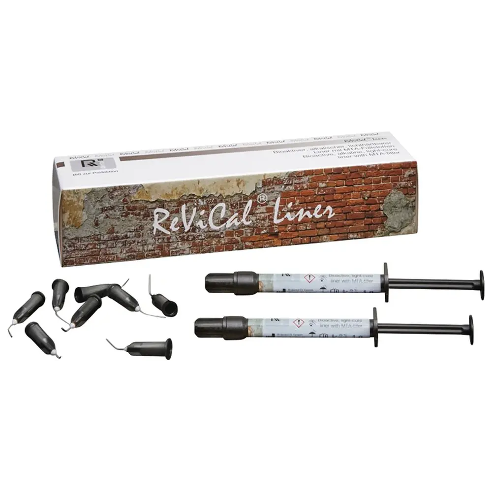 R-Dental ReVical® Liner - Packung 2 x 1 g Spritze, 12 Kanülen