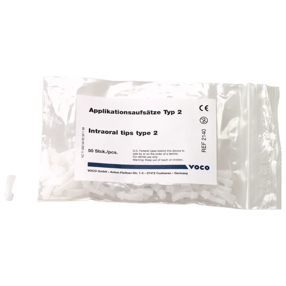VOCO Applikationsaufsätze Typ 2 - Packung 50 Aufsätze