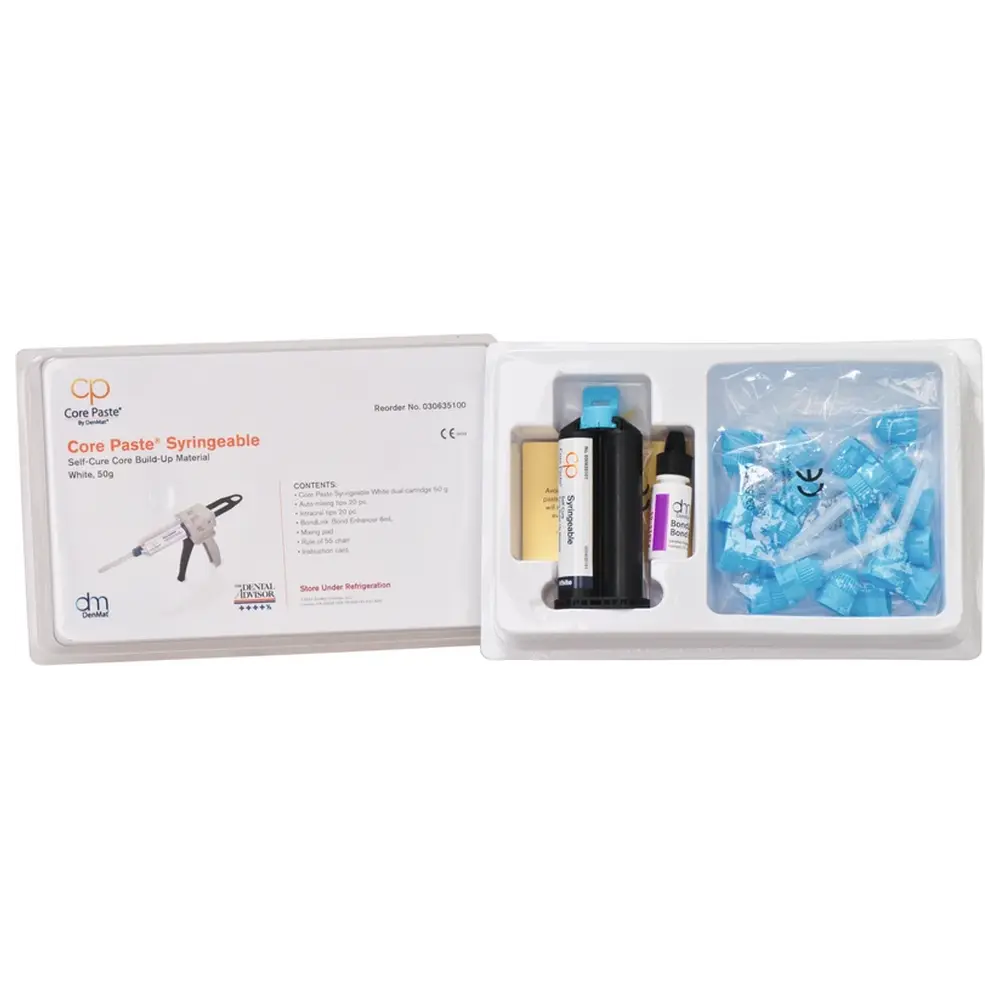 American Dental Core Paste - Refillkit 50 g Kartusche weiß, Zubehör