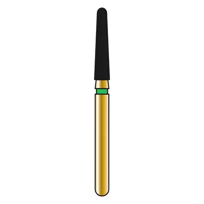 COLTENE DIATECH Diamanten G850 - Packung 5 Stück grün grob (C),FG, Figur 198 Konus rund, 8 mm, ISO 018