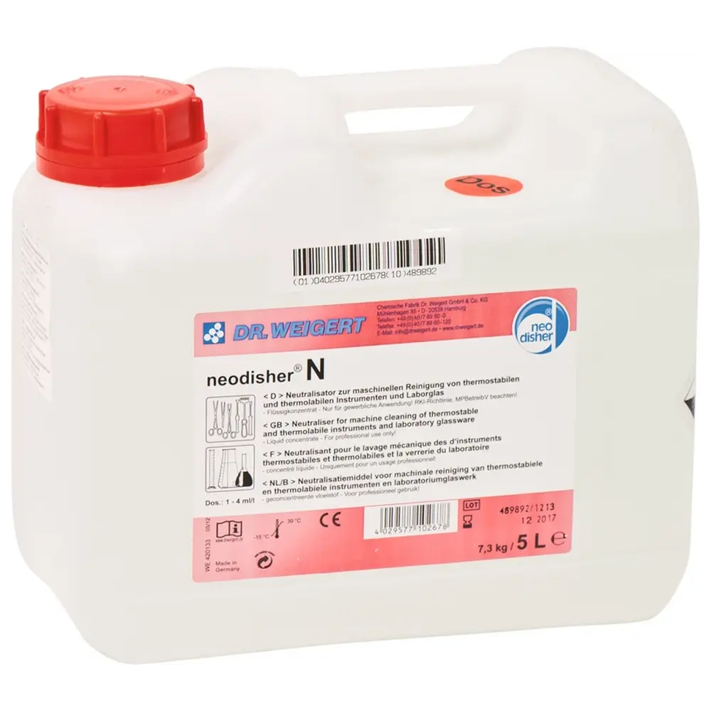 Dr. Weigert neodisher® N - Kanister 5 Liter Dr. Weigert neodisher® N - Kanister 5 Liter