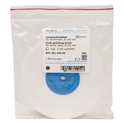 Dentaurum GmbH & Co. KG Leinenschwabbel D100mm St Dentaurum GmbH & Co. KG Leinenschwabbel D100mm St
