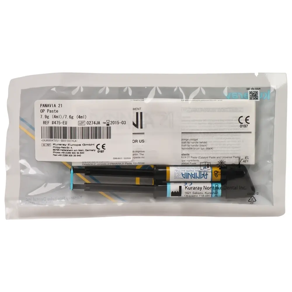 Kuraray Noritake PANAVIA™ 21 - Nachfüllpackung 7,9 g Katalysatorpaste OP, 7,6 g Universalpaste