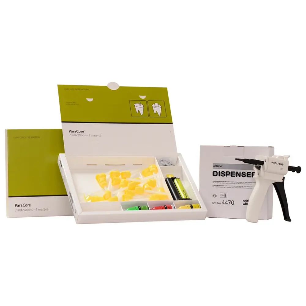 COLTENE ParaCore® SLOW - Introkit 25 ml Doppelkartusche dentin, mit Dispenser