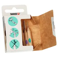 TANDEX WOODI Interdentalbürste - Start Kit 6 Stück (turquoise, coral, ruby, lemon, lilac, lime) PHD 0.6 - 1.6, ISO 0-5