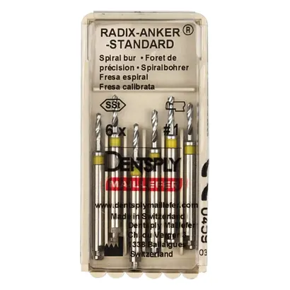 MAILLEFER INSTRUMENTS HOLDING Sàrl RADIX-ANKER Spiralbohrer Gr.1 Pa 6