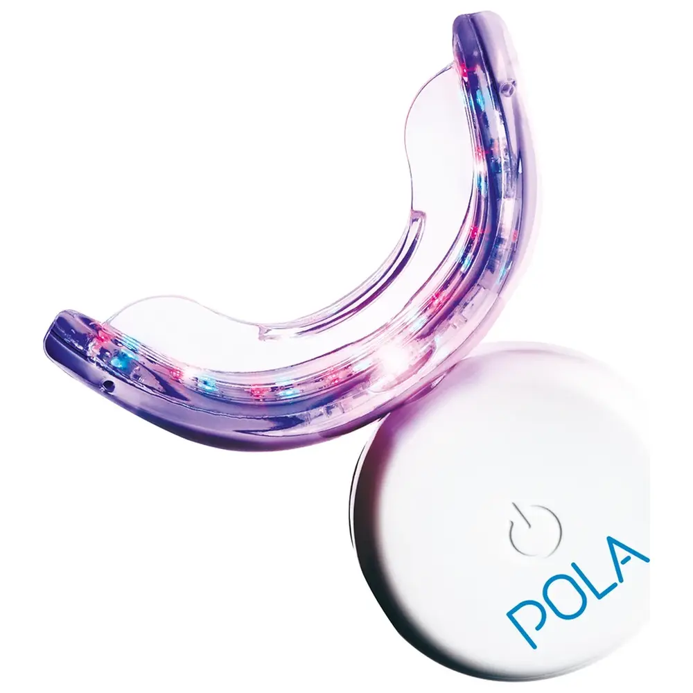 210683_Pola_Light_Set SDI Pola Light - Packung Pola LED Mundstück, 4 x 3 g Zahnaufhellungsspritzen, USB-Kabel, Bedienungsanleitung