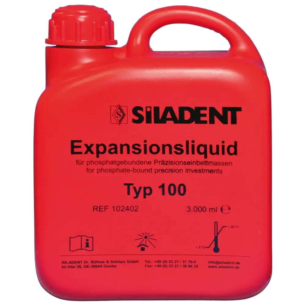 SILADENT Expansionsliquid Typ 100 - Kanister 3 Liter Typ 100