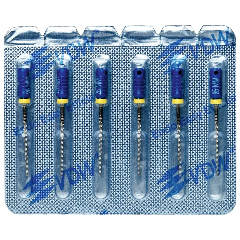 VDW STERILE K-Bohrer - Blisterpackung 6 Stück 25 mm ISO 060