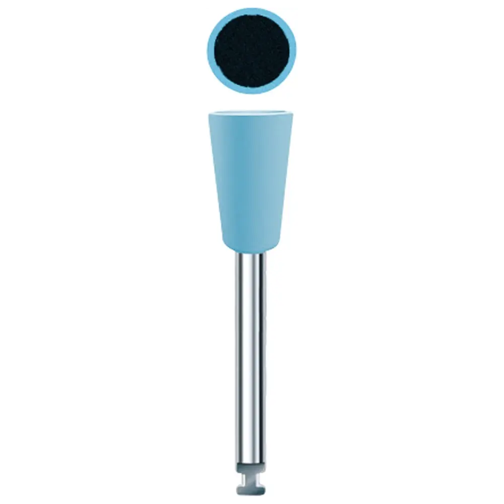 Edenta Prophy Polierer Pasteless - Packung 12 Stück blau, Länge 10 mm, ISO 060
