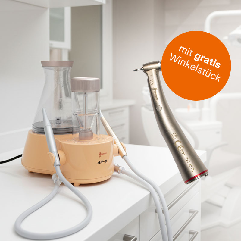Prophylaxegerät Woodpecker AP-B Kombigerät – Ultraschall Scaler & Air Polisher mit gratis rotem Winkelstück 1:5 Prophylaxegerät Woodpecker AP-B Kombigerät – Ultraschall Scaler & Air Polisher mit gratis rotem Winkelstück 1:5