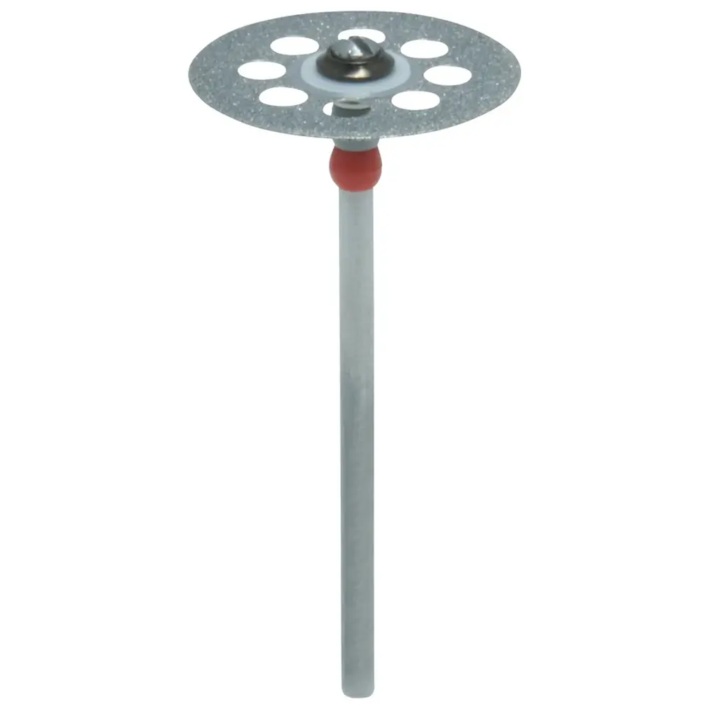 Kentzler-Kaschner TOPDENT Perfocut Scheibe - Stück galvanisch beschichtet, beidseitig, rot fein, 0,22 mm