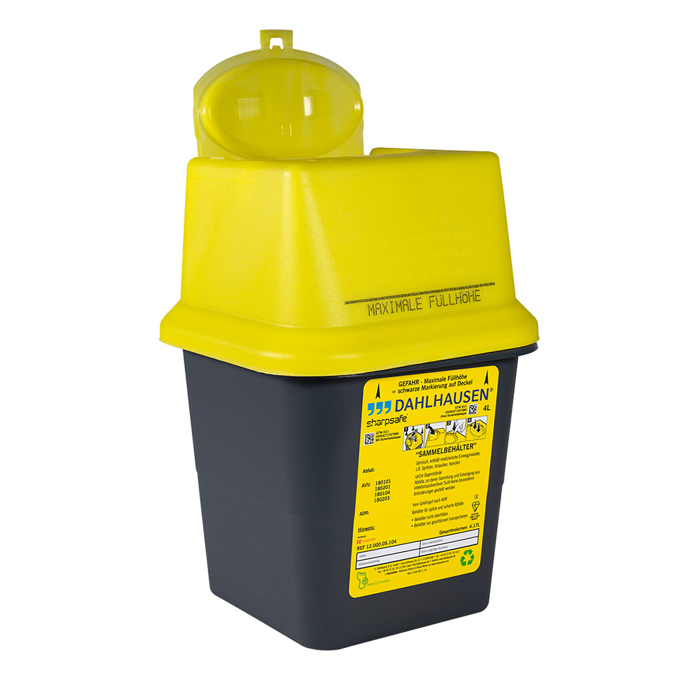 GX25487_Sharpsafe_4_L_Abwurfbehaelter_St Sharpsafe 4 L Abwurfbehälter St
