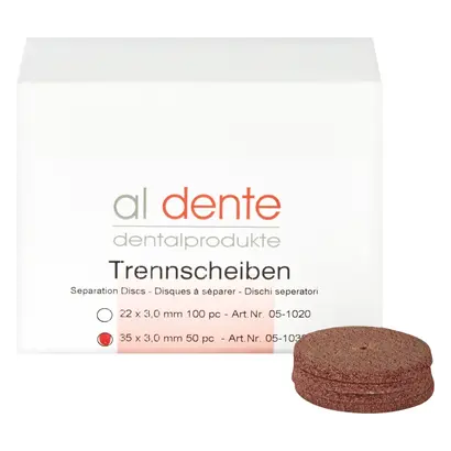 al dente Dentalprodukte GmbH Schleifscheiben 35x3,0mm Pa 50