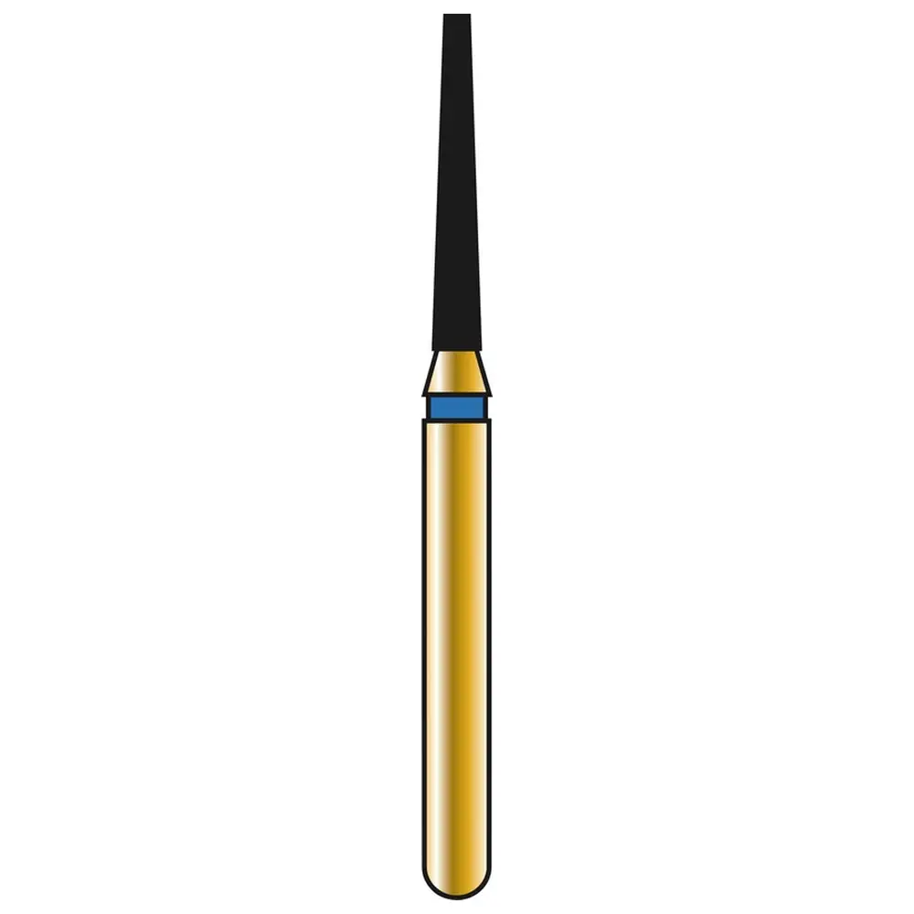 COLTENE DIATECH Diamanten G847 - Packung 5 Stück blau mittel (M), FG, Figur 172 Konus flaches Ende, 8 mm, ISO 012
