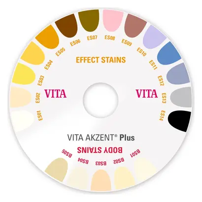 VITA AKZENT® Plus Farbmusterscheibe - Stück