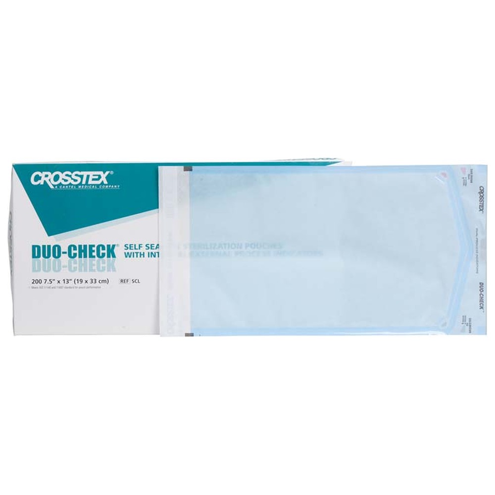 Omnia DUO-CHECK™ - Packung 200 Stück 19 x 33 cm blau