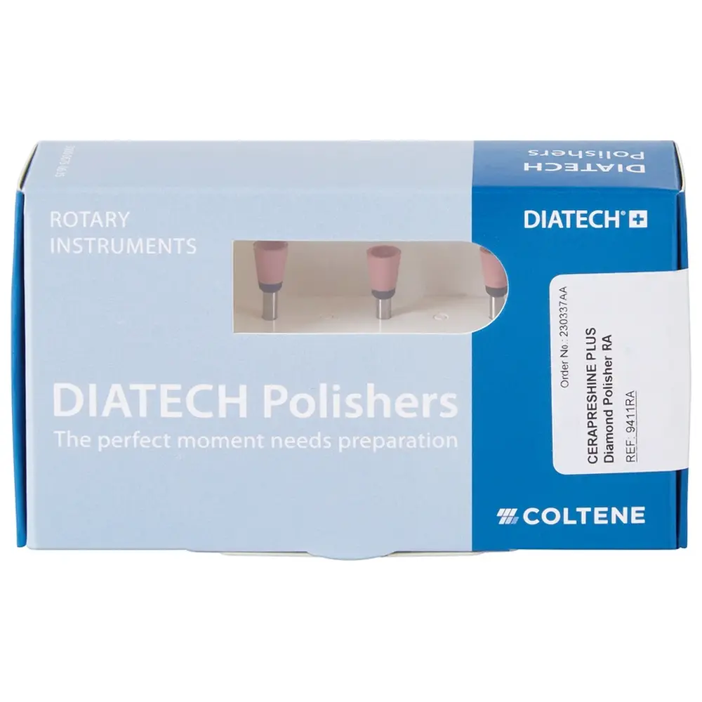 COLTENE DIATECH CERAPRESHINE PLUS - Packung 5 Stück rot, RA, Figur 030 Kelch, 7,5 mm, ISO 060