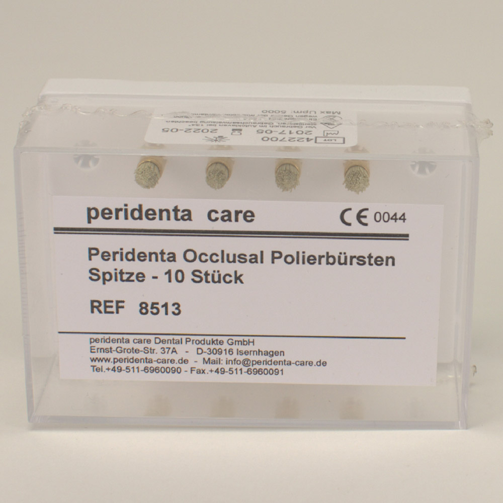 GX209256_Polierbuersten_occlusal_Spitze_10St Polierbürsten occlusal Spitze 10St