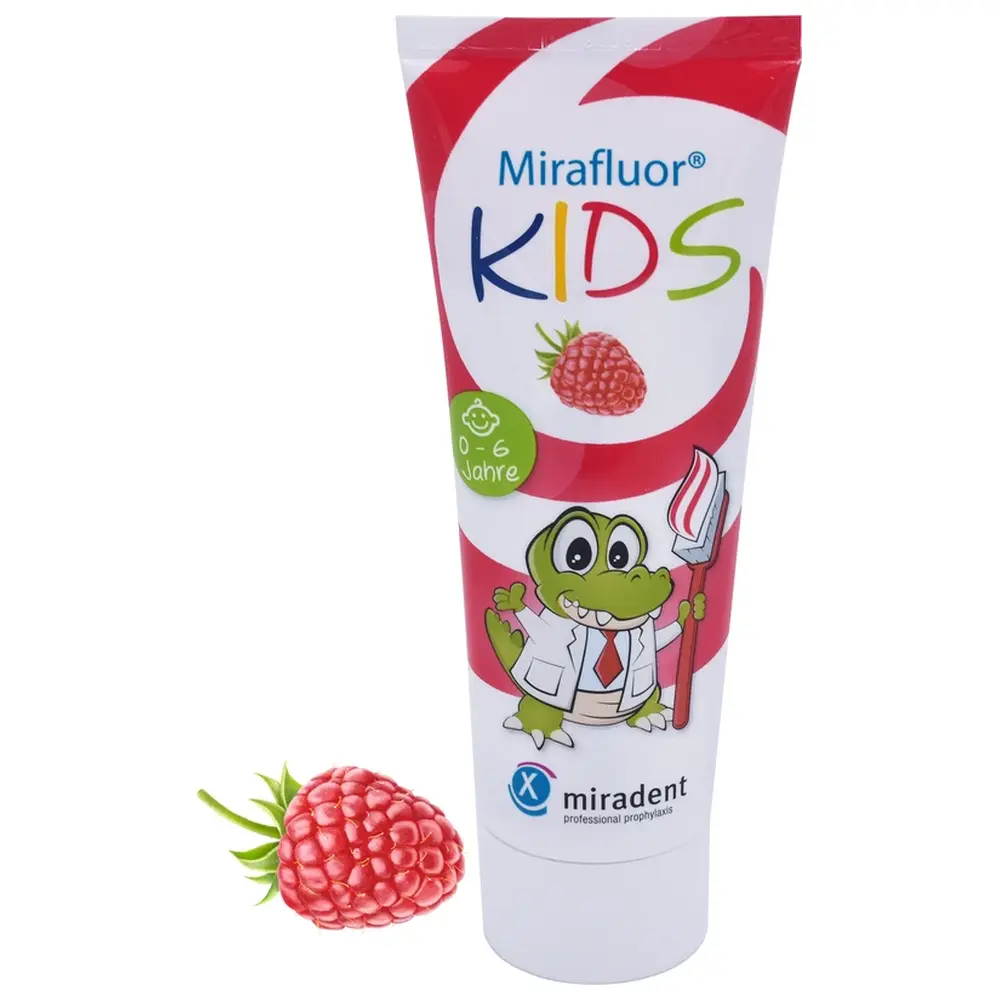 Hager & Werken Mirafluor® Kids - Tube 75 ml Himbeere