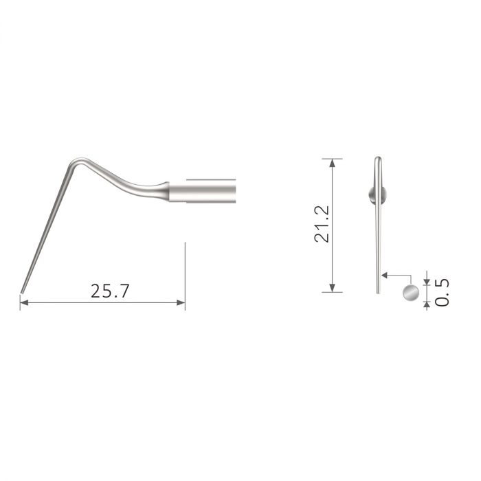 Xpedent Ultraschall Perio-Spitze TK1L (passend für den Einsatz mit ACTEON/Satelec® Geräten)
