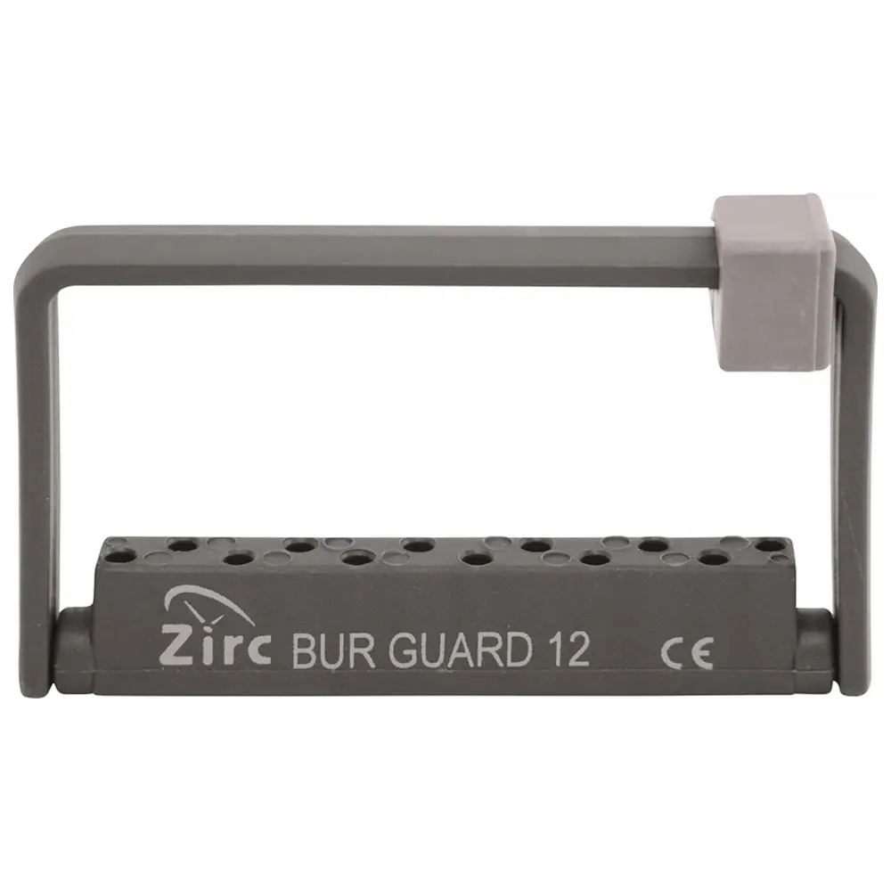 Medicom Steri-Bur Guards - Stück Chirurgie (hoher Rahmen), für 12 Instrumente, grau, 7,3 x 4,2 x 1 cm