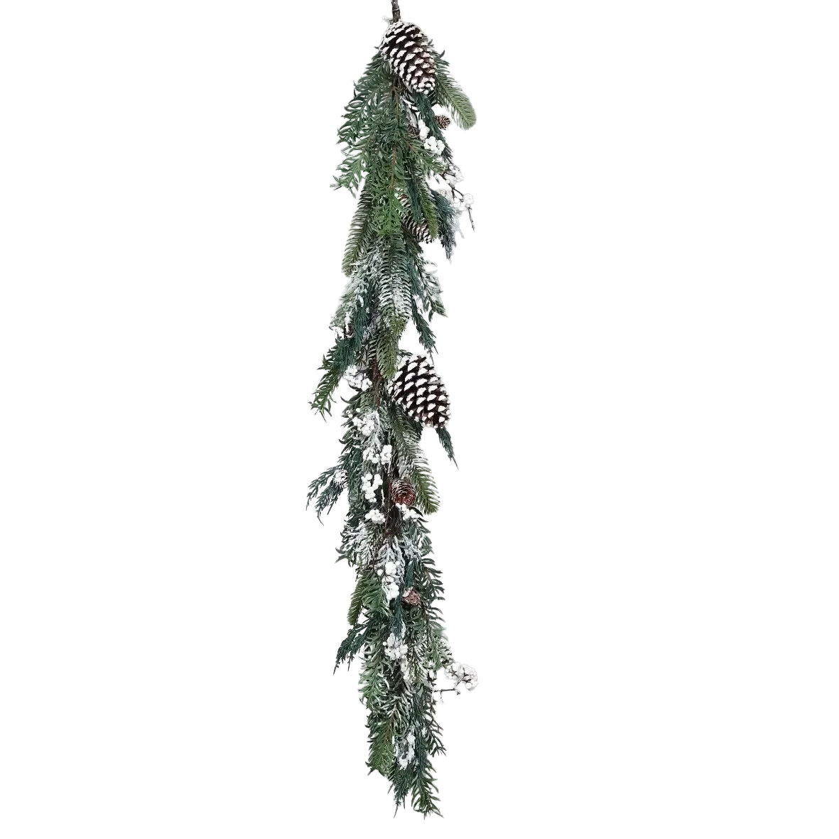 Künstliche Weihnachtsgirlande - Virginia | 110 cm, beschneit