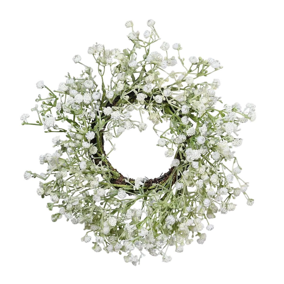 aplanta-89088-05_aplantaKuenstlicher_Schleierkraut_Kranz__Ikaros__20_cm Künstlicher Schleierkraut Kranz - Ikaros | 20 cm