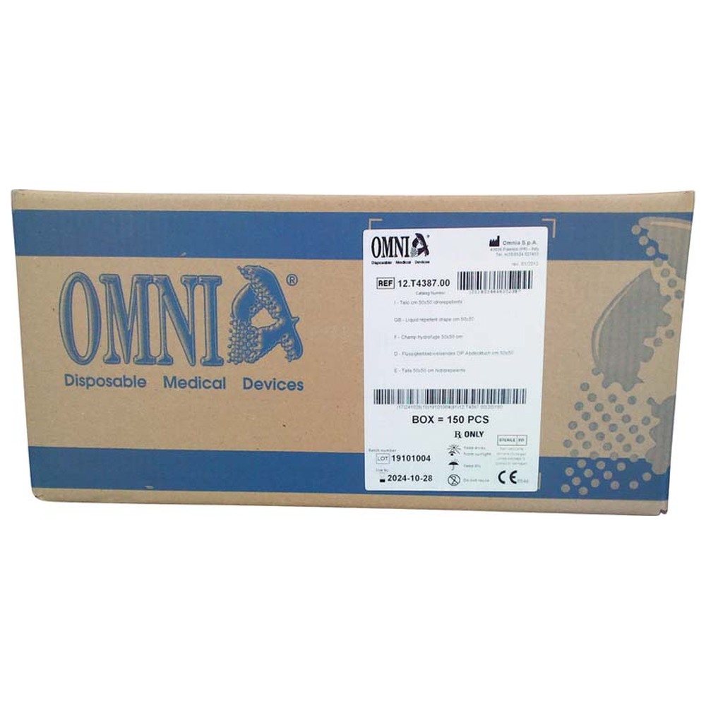 Omnia OP Abdecktuch - Packung 150 Stück 50 x 50 cm Omnia OP Abdecktuch - Packung 150 Stück 50 x 50 cm