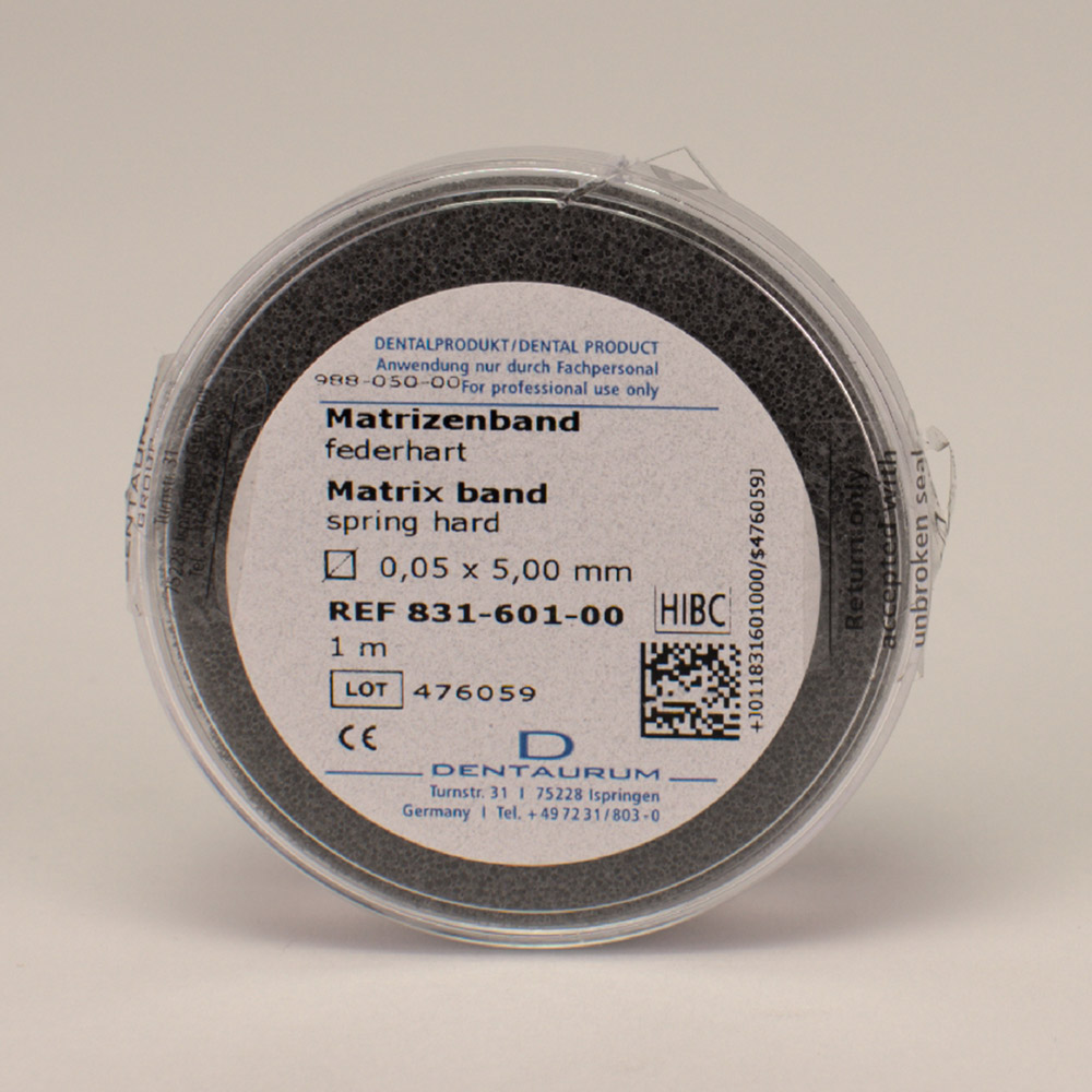 Matrizenband 0,05/5mm 1M Rl