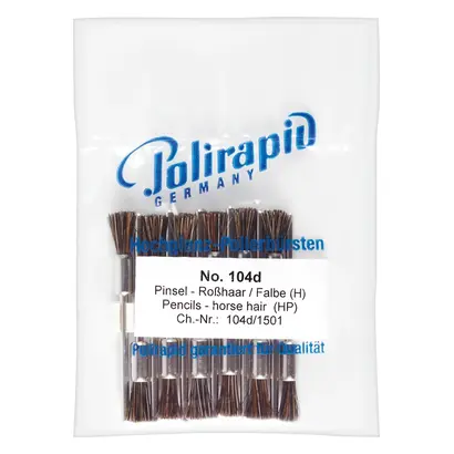 Polirapid Dr. Montemerlo GmbH & Co. KG Pinsel m.HP 104d H Roßhaar meliert Pa 12 Polirapid Dr. Montemerlo GmbH & Co. KG Pinsel m.HP 104d H Roßhaar meliert Pa 12