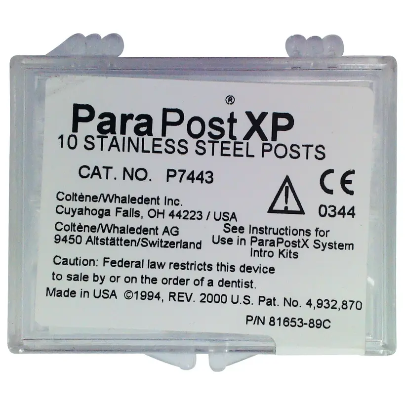 COLTENE ParaPost® XP™ Edelstahlstifte - Packung 10 Stück Gr. 3