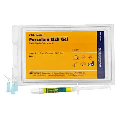 Pulpdent Corporation Porcelain Etch Gel Pa 4x1,2ml Pulpdent Corporation Porcelain Etch Gel Pa 4x1,2ml