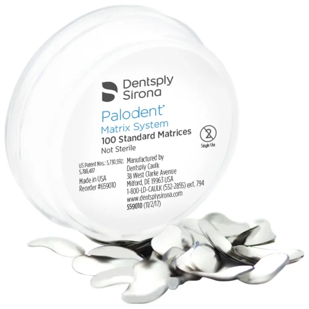 Dentsply Sirona Palodent® Teilmatrizensystem - Nachfüllpackung 100 Matrizen standard