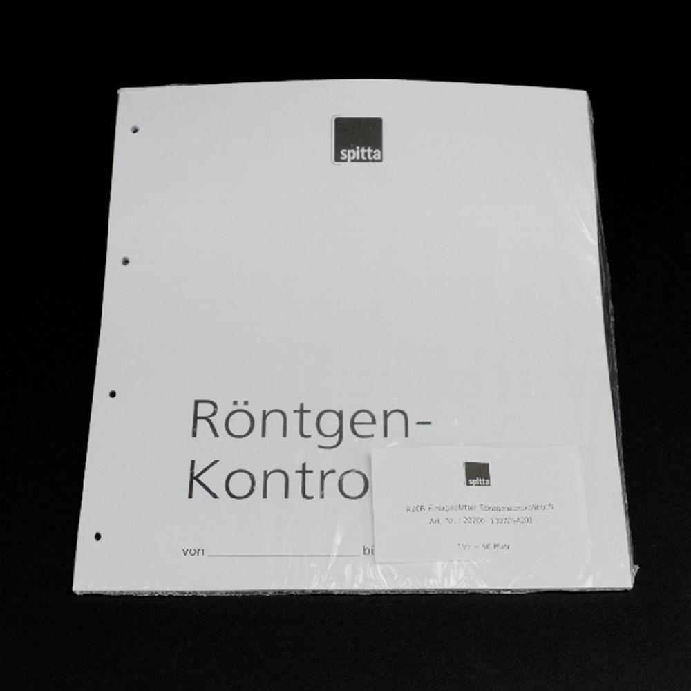 Einlageblatt Röntgen 50St