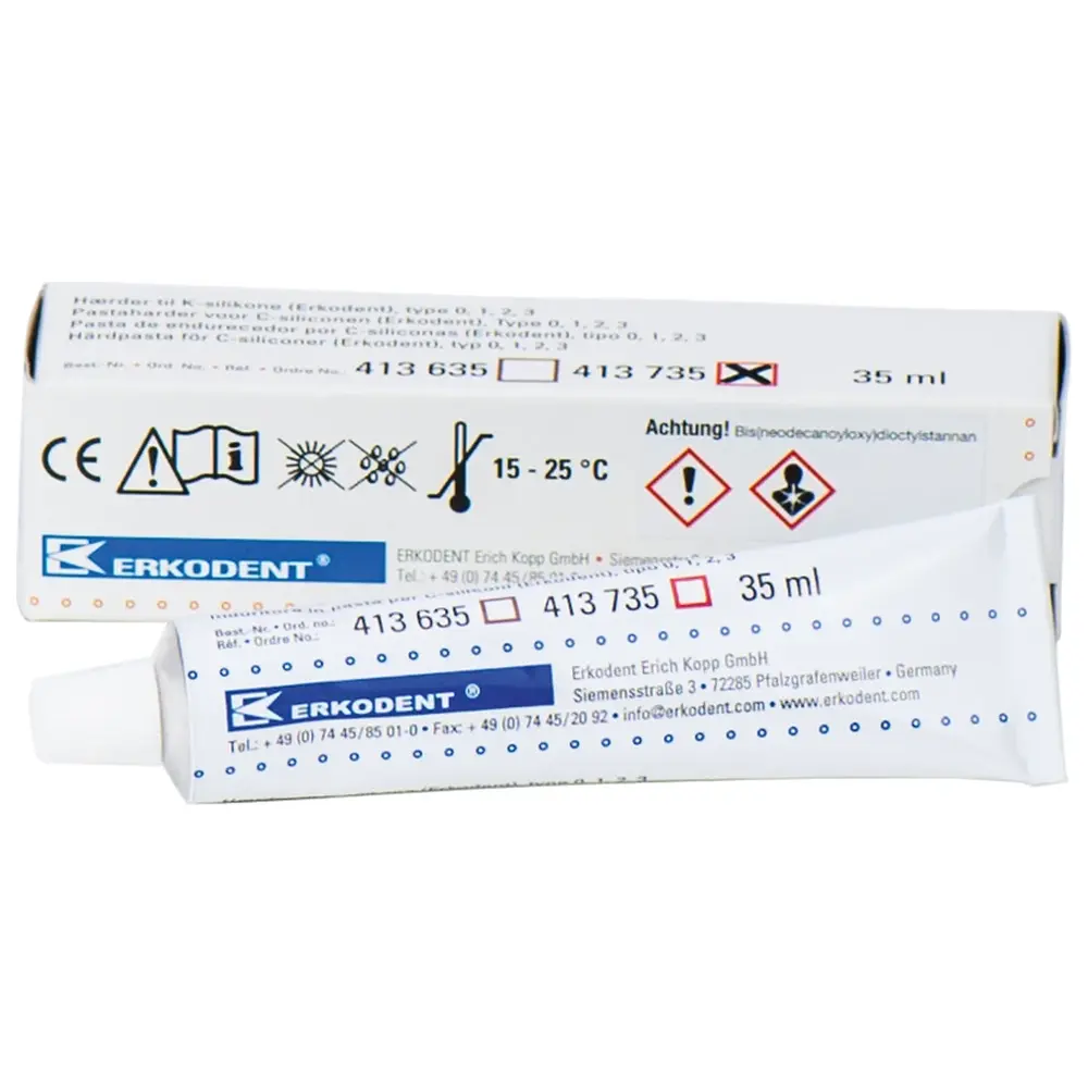 ERKODENT KNETON und SITRAN Härterpaste - Tube 35 ml, rot