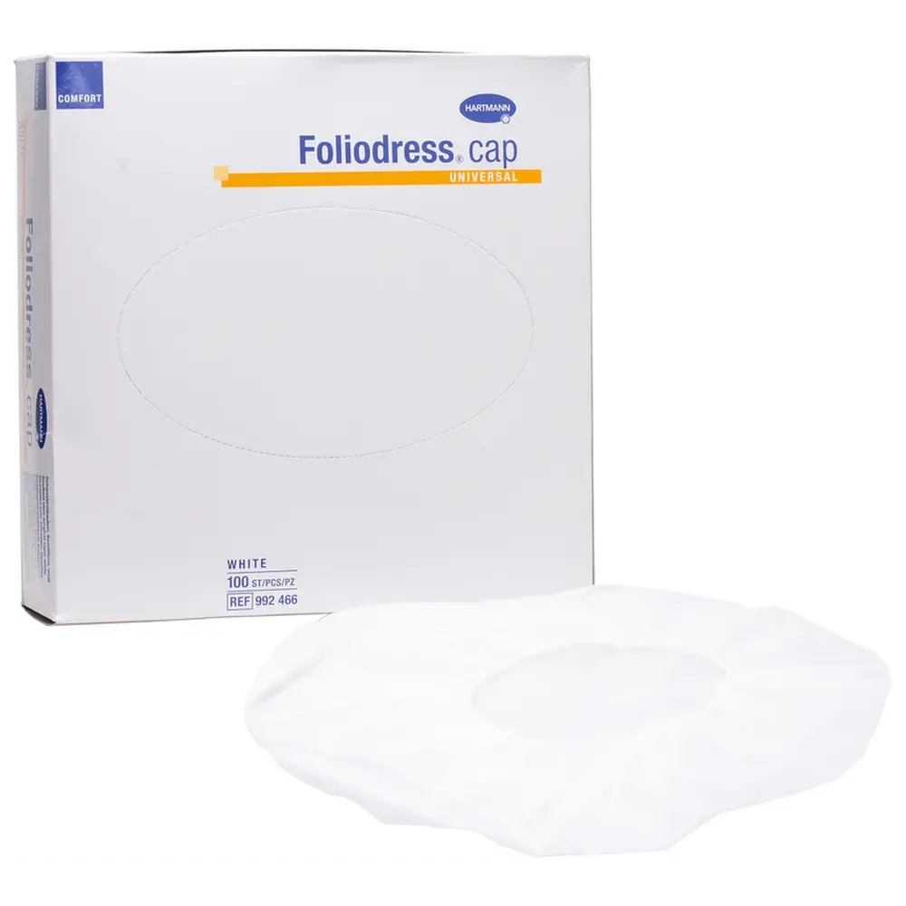 HARTMANN Foliodress® cap COMFORT UNIVERSAL - Packung 100 Stück weiß