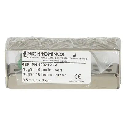 Nichrominox Plug In grün H30 f.16 Instrumente Bohrerständer St