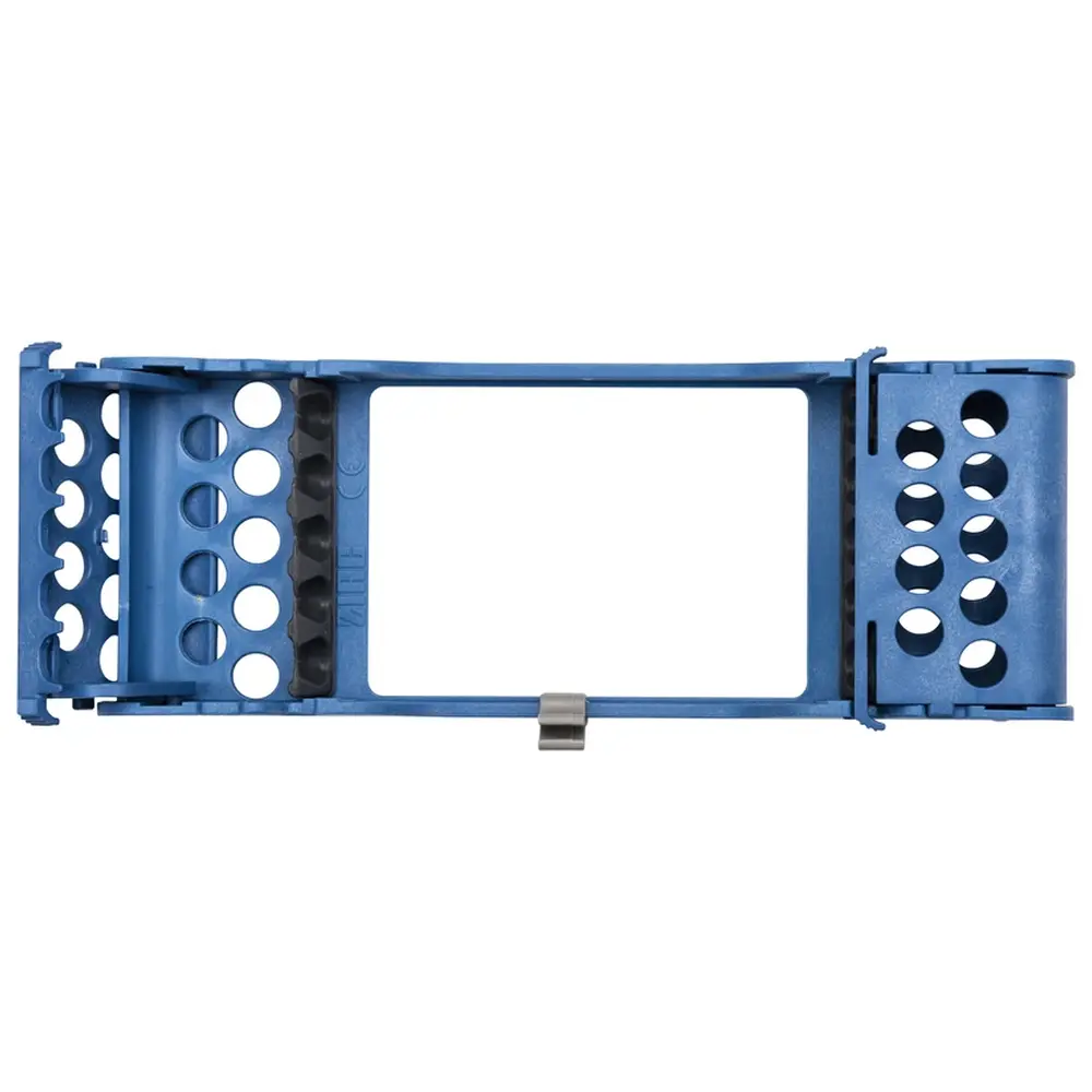 Medicom E-Z Jett Kassetten - Stück 20,2 x 9,7 x 3 cm, für 5 Instrumente blau