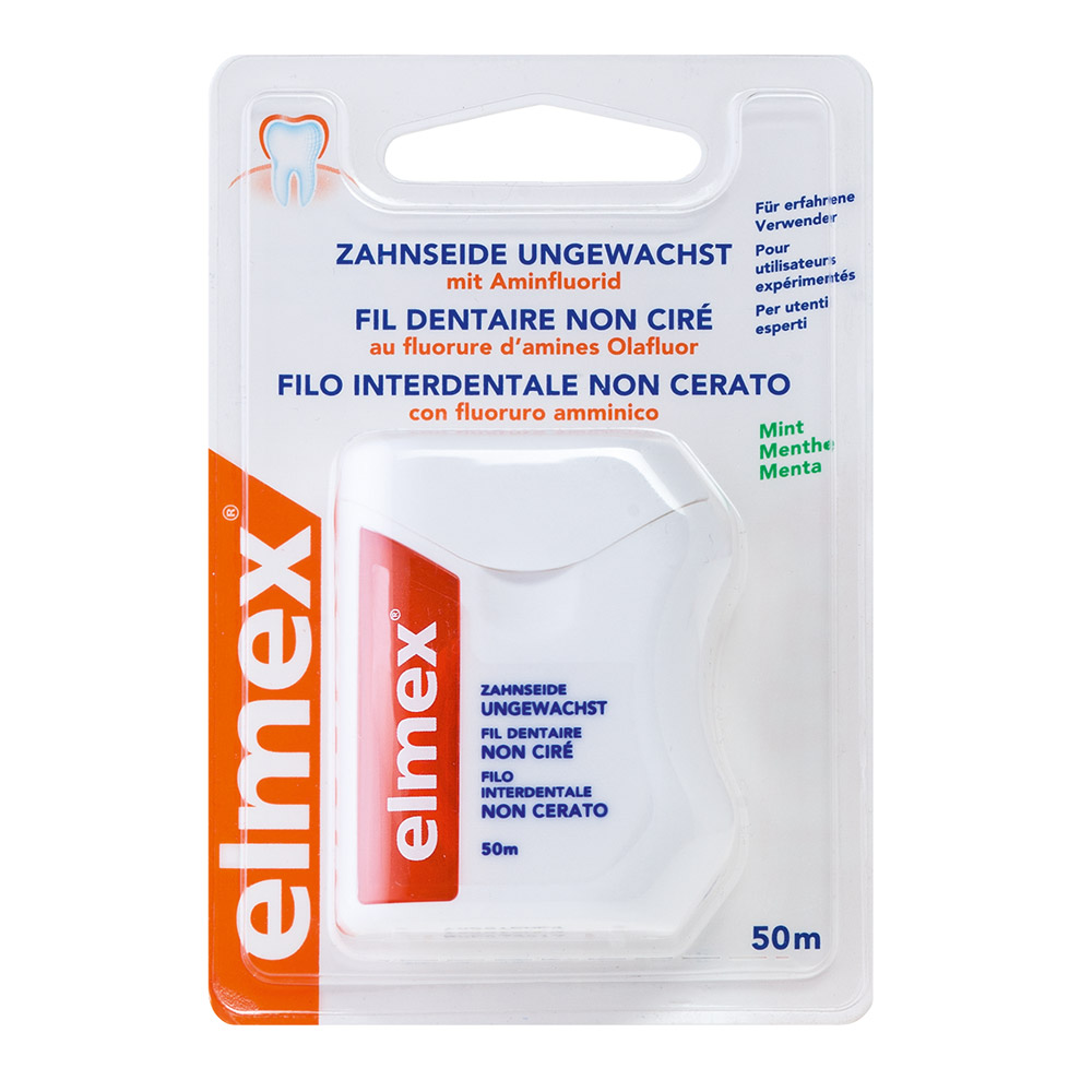 GX222985_Elmex_Zahnseide_ungewachst_50m_Rl Elmex Zahnseide ungewachst 50m Rl