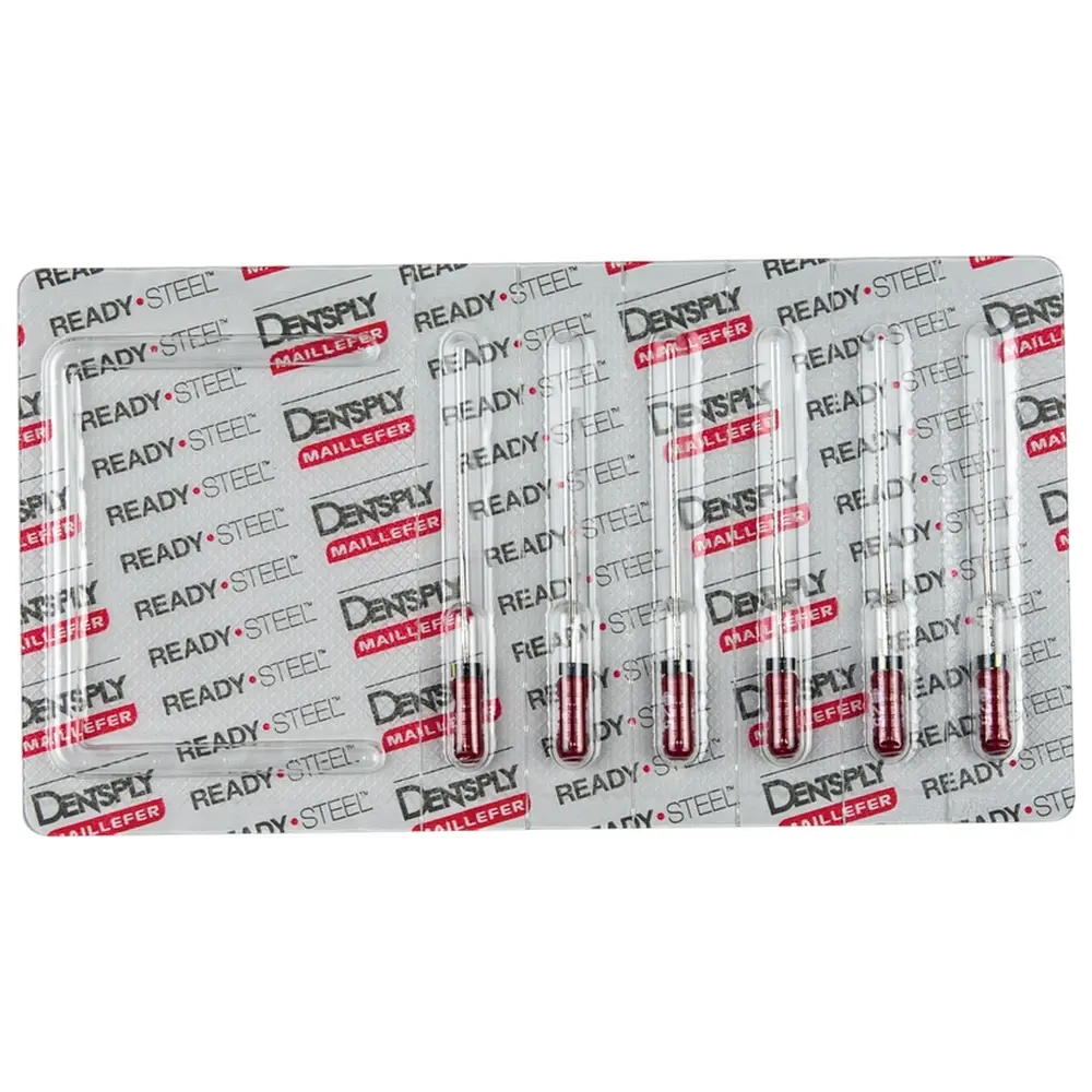 Dentsply Sirona READYSTEEL Hedstroem Files - Packung 6 Stück 31 mm ISO 025