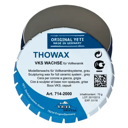 Yeti Dentalprodukte GmbH VKS Modellierwachs grau-transparent Dose 70g