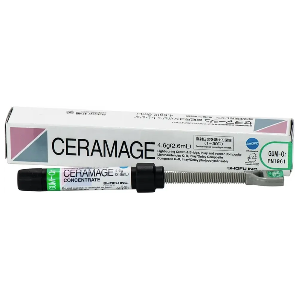 SHOFU CERAMAGE - Spritze 4,6 g Komposit effekt GUM-Orange