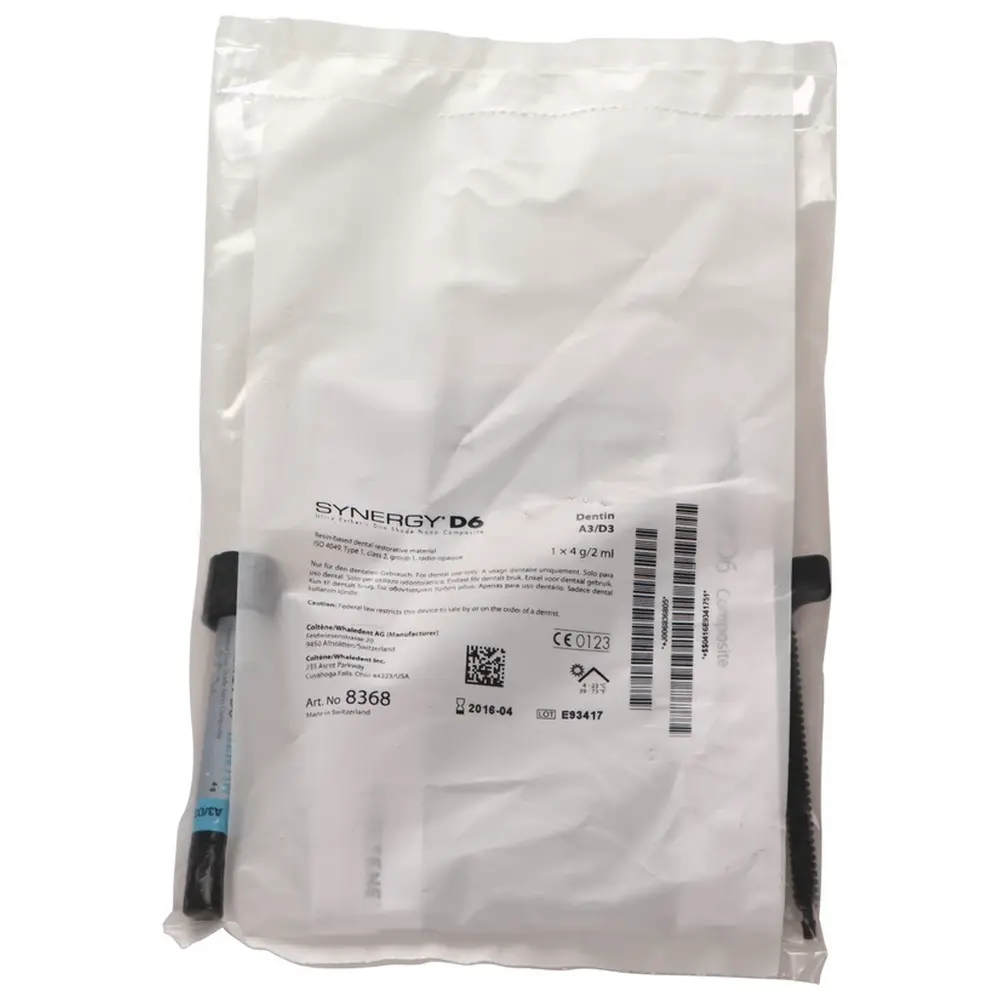 COLTENE SYNERGY® D6 - Spritze 4 g dentin A3/D3