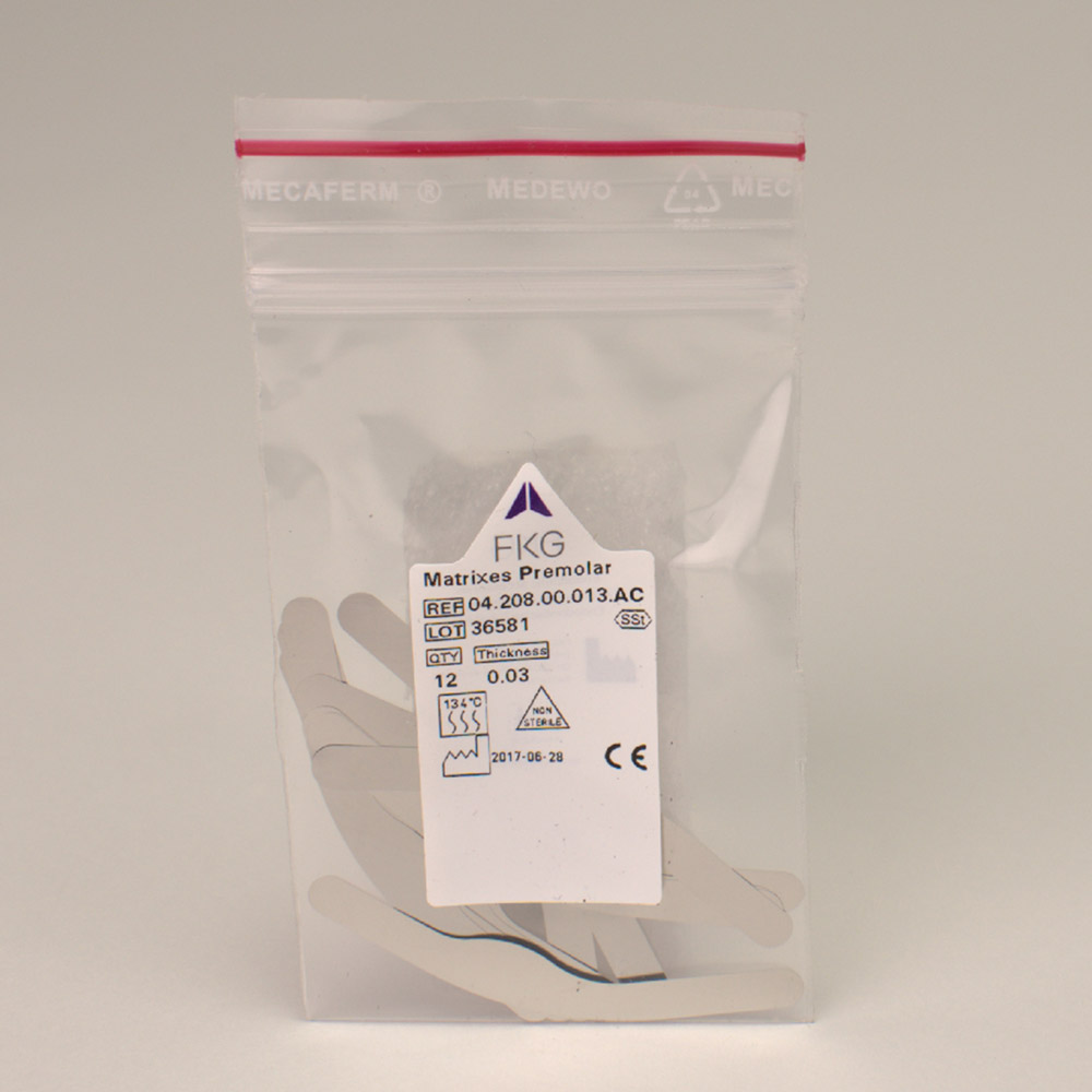 Matrizen FKG 208ET Stahl 0,03 Dtz