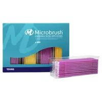 Young Microbrush International Ltd. Microbrush Plus Applikatoren fein gelb/rosa Pa 400